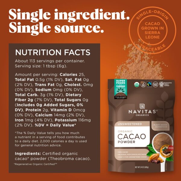 Organic Cacao Powder - Image 2